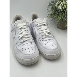 Nike Air Force 1 07 Men's Low Top Triple White Basketball Shoe AF1 Sz 10/W 11.5